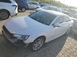Salvage cars for sale from Copart Bridgeton, MO: 2019 Audi A4 Premium