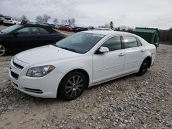 Salvage cars for sale at West Warren, MA auction: 2012 Chevrolet Malibu 1LT