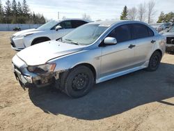 Salvage cars for sale at Bowmanville, ON auction: 2010 Mitsubishi Lancer DE