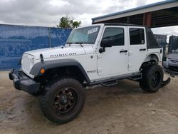 Jeep salvage cars for sale: 2014 Jeep Wrangler Unlimited Rubicon