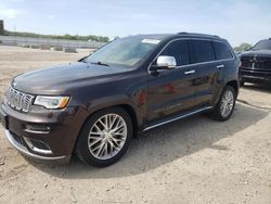 Salvage cars for sale at Kansas City, KS auction: 2017 Jeep Grand Cherokee Summit