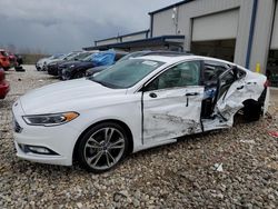 Salvage cars for sale at Wayland, MI auction: 2017 Ford Fusion Titanium