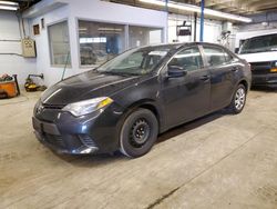 Salvage cars for sale from Copart Wheeling, IL: 2016 Toyota Corolla L