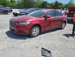 Salvage cars for sale from Copart Madisonville, TN: 2013 Ford Fusion S