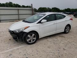 Salvage cars for sale from Copart New Braunfels, TX: 2013 Hyundai Elantra GLS