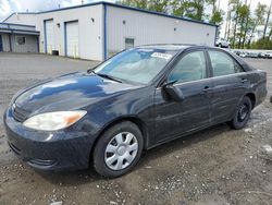 Salvage cars for sale from Copart Arlington, WA: 2002 Toyota Camry LE