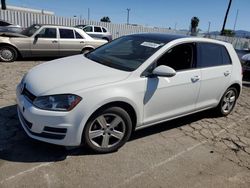 Volkswagen Golf salvage cars for sale: 2017 Volkswagen Golf S