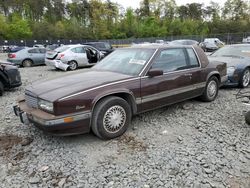 Salvage cars for sale at Waldorf, MD auction: 1991 Cadillac Eldorado