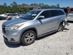 Salvage cars for sale at Houston, TX auction: 2015 Toyota Highlander XLE