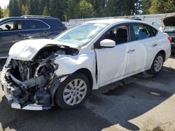 Salvage cars for sale from Copart Arlington, WA: 2018 Nissan Sentra S