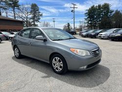 Salvage cars for sale at North Billerica, MA auction: 2010 Hyundai Elantra Blue