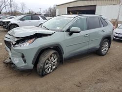 Salvage cars for sale at New Britain, CT auction: 2021 Toyota Rav4 XLE Premium