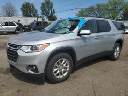 Salvage cars for sale at Moraine, OH auction: 2020 Chevrolet Traverse LT