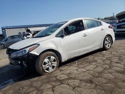 Salvage cars for sale from Copart Pennsburg, PA: 2017 KIA Forte LX
