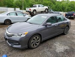 Salvage cars for sale at Grenada, MS auction: 2017 Honda Accord EXL