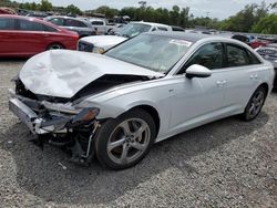 Salvage cars for sale from Copart Riverview, FL: 2024 Audi A6 Premium Plus