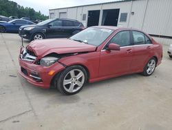 Salvage cars for sale at Gaston, SC auction: 2011 Mercedes-Benz C300