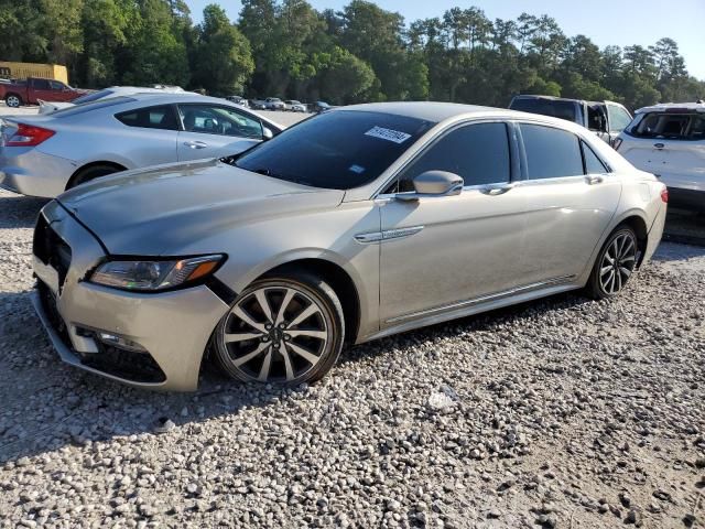 2017 Lincoln Continental Premiere