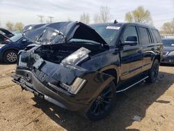 Salvage cars for sale from Copart Elgin, IL: 2020 Cadillac Escalade Luxury