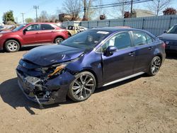 Salvage cars for sale at New Britain, CT auction: 2020 Toyota Corolla SE