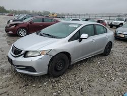 Salvage cars for sale from Copart Cahokia Heights, IL: 2013 Honda Civic LX