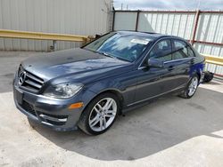 Salvage cars for sale at Haslet, TX auction: 2013 Mercedes-Benz C 250