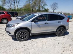 Salvage cars for sale at Cicero, IN auction: 2016 Honda CR-V SE