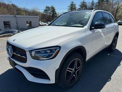 Salvage cars for sale at North Billerica, MA auction: 2021 Mercedes-Benz GLC 300 4matic