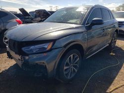 Salvage cars for sale at Elgin, IL auction: 2022 Audi Q5 Premium Plus 45