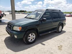 Salvage cars for sale from Copart West Palm Beach, FL: 2002 Nissan Pathfinder LE