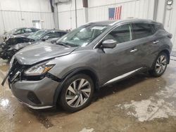 Salvage cars for sale at Franklin, WI auction: 2020 Nissan Murano SL