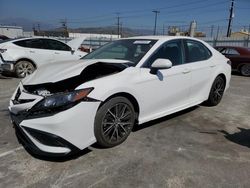 Salvage cars for sale from Copart Sun Valley, CA: 2021 Toyota Camry SE