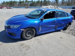 Salvage cars for sale at Windham, ME auction: 2016 Honda Civic LX
