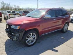 Salvage cars for sale at Fort Wayne, IN auction: 2014 Jeep Grand Cherokee Summit