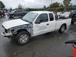 Salvage trucks for sale at San Martin, CA auction: 2002 Toyota Tacoma Xtracab