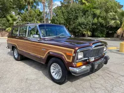 Salvage cars for sale at Van Nuys, CA auction: 1984 Jeep Grand Wagoneer