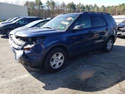 Salvage cars for sale from Copart Exeter, RI: 2012 Ford Explorer