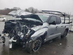 Salvage cars for sale at Assonet, MA auction: 2023 Toyota Tundra Double Cab SR