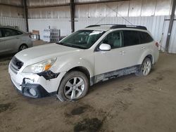 Salvage cars for sale at Des Moines, IA auction: 2014 Subaru Outback 2.5I Premium