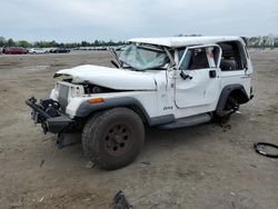 Salvage cars for sale from Copart Fredericksburg, VA: 1993 Jeep Wrangler / YJ S