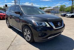 Salvage cars for sale from Copart Grand Prairie, TX: 2019 Nissan Pathfinder S