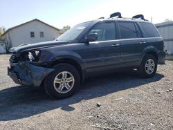 Salvage cars for sale at York Haven, PA auction: 2005 Honda Pilot EXL
