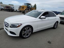 Salvage cars for sale from Copart Hayward, CA: 2017 Mercedes-Benz C300