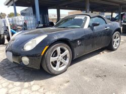Salvage cars for sale from Copart Vallejo, CA: 2007 Pontiac Solstice