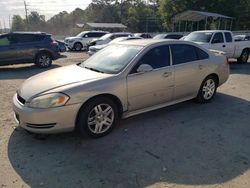Salvage cars for sale at Savannah, GA auction: 2012 Chevrolet Impala LT
