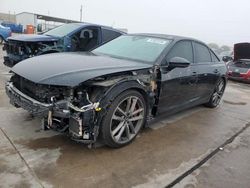 Salvage cars for sale from Copart Grand Prairie, TX: 2020 Audi S6 Premium Plus