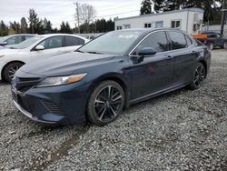 Salvage cars for sale from Copart Graham, WA: 2019 Toyota Camry XSE