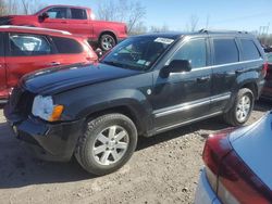 Salvage cars for sale at Leroy, NY auction: 2008 Jeep Grand Cherokee Limited