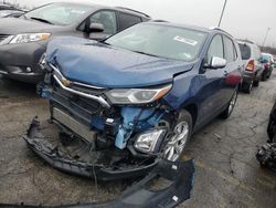 Salvage cars for sale at Woodhaven, MI auction: 2019 Chevrolet Equinox Premier