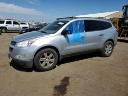 Salvage cars for sale at Brighton, CO auction: 2012 Chevrolet Traverse LT